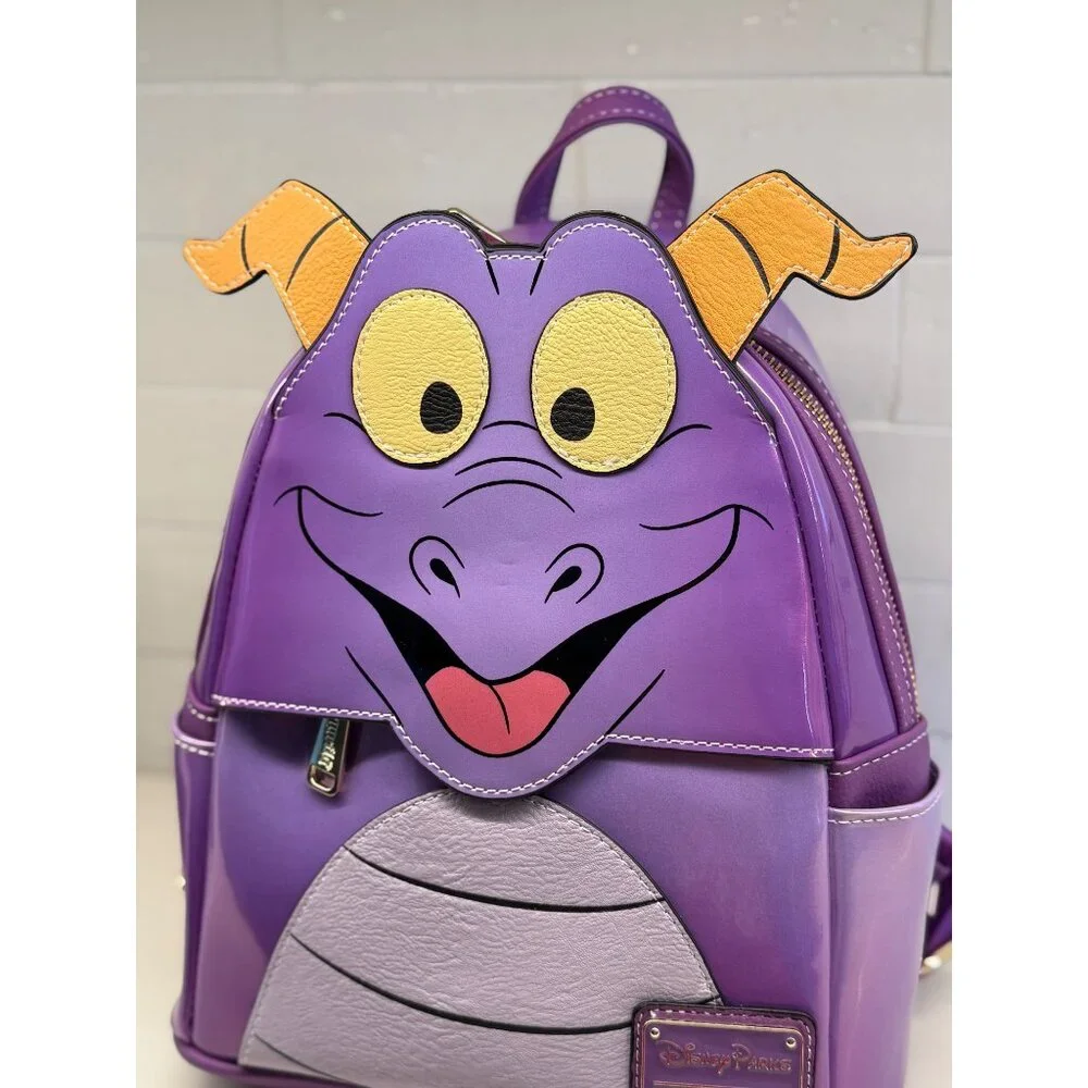 Loungefly Disney Parks Figment Cosplay Mini Backpack EPCOT Dragon Purple NWT